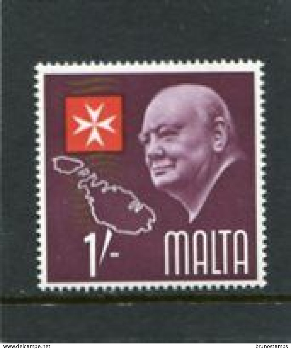 MALTA - 1966  1s  CHURCHILL  MINT NH - Malta