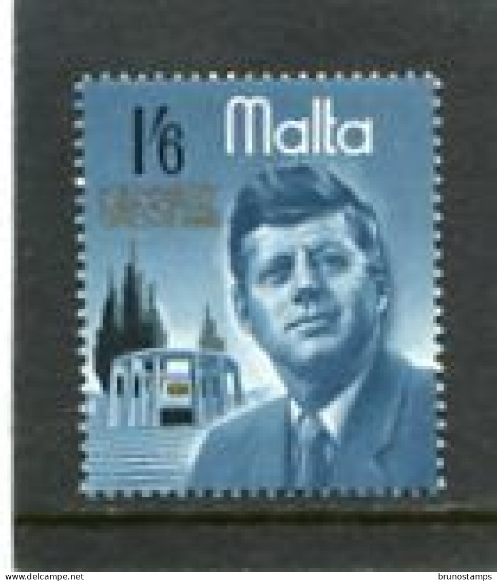 MALTA - 1966  1/6  J.F. KENNEDY  MINT NH - Malte