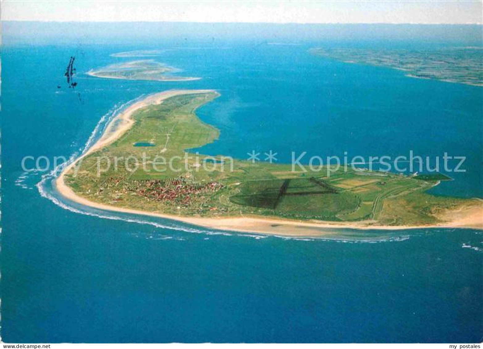 72842597 Langeoog Nordseebad Fliegeraufnahme Insel Spiekeroog Wangerooge  Langeo - Langeoog