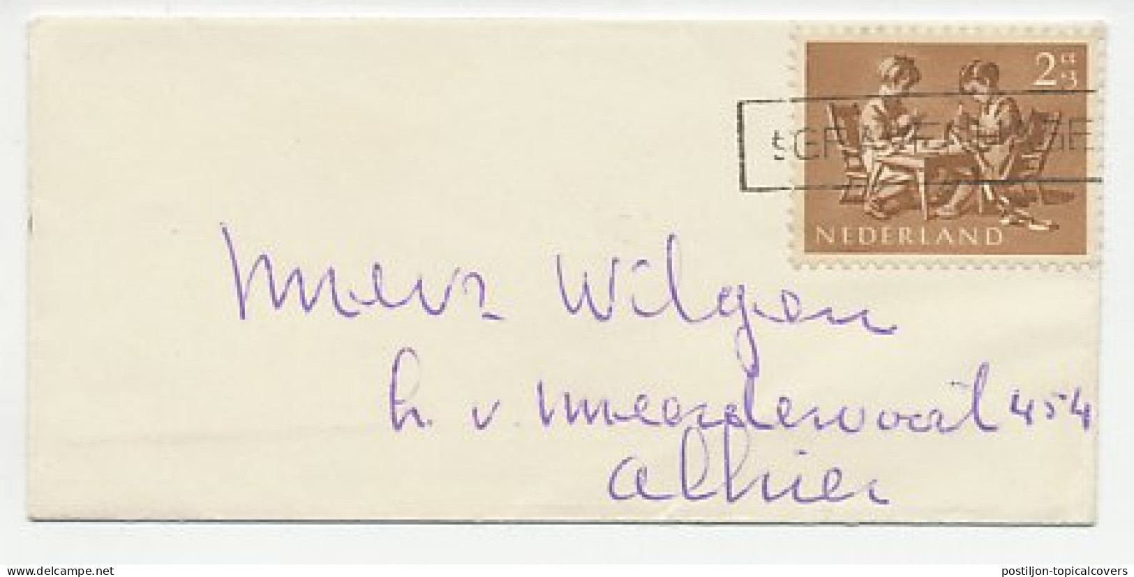 Em. Kind 1954 - Nieuwjaarsstempel S Gravenhage - Non Classés