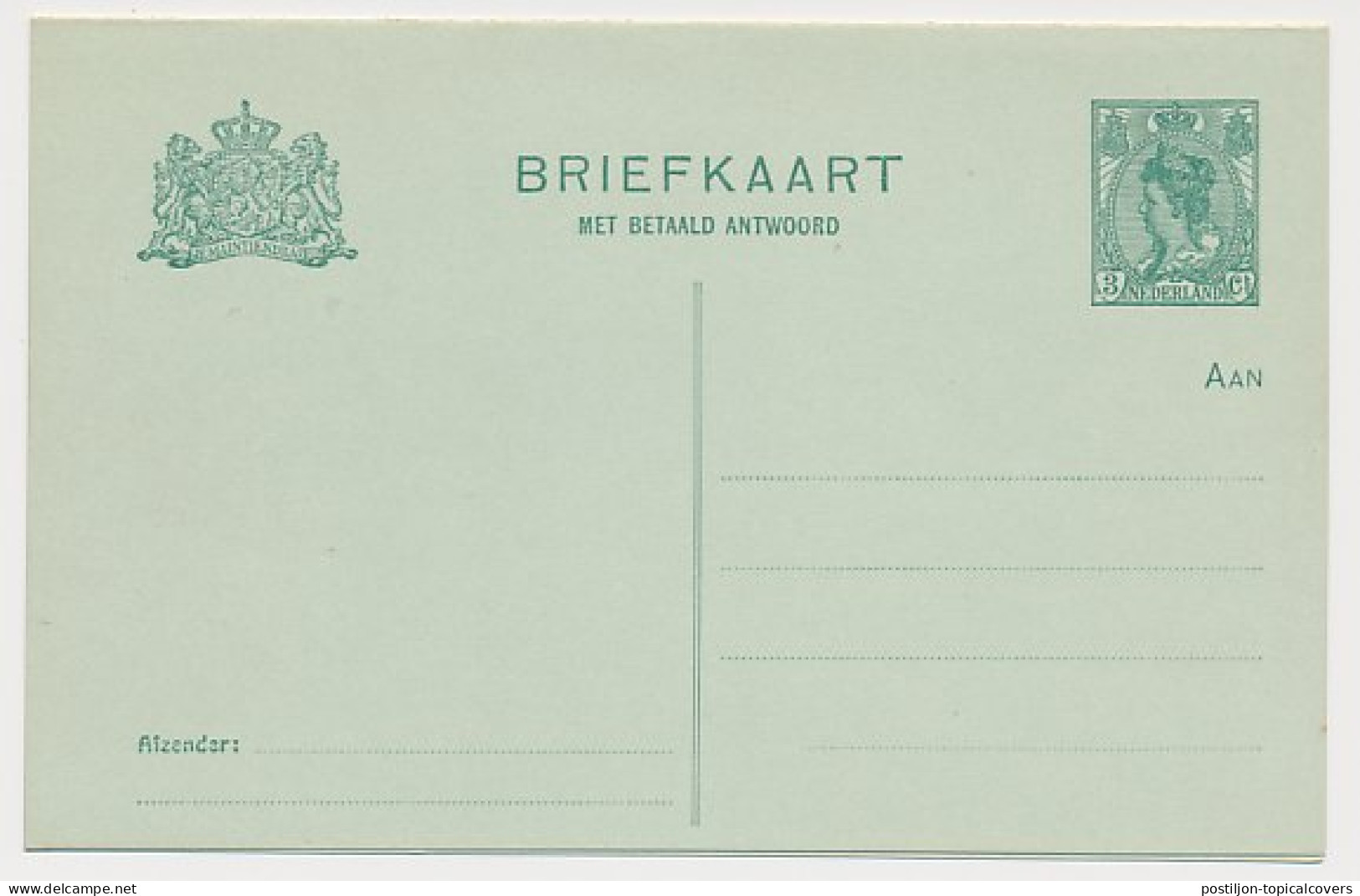 Briefkaart G. 91 I - Entiers Postaux