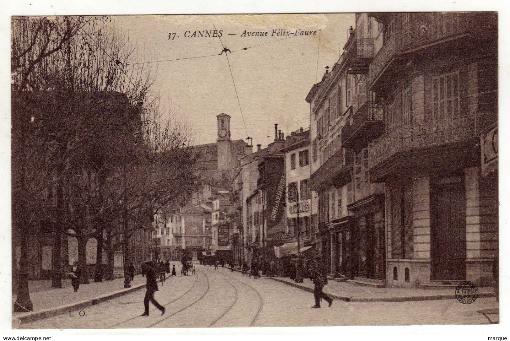 Cpa N° 37 CANNES Avenue Félix Faure - Cannes