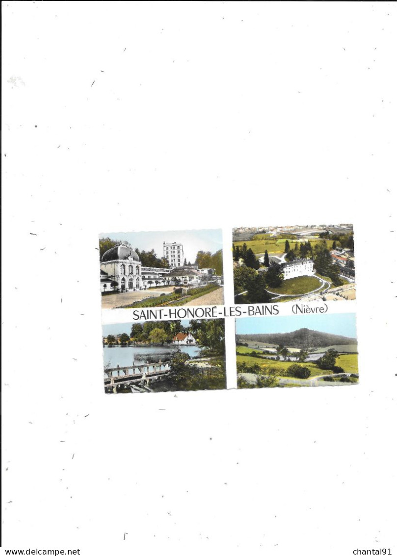 CARTE POSTALE 58 SAINT HONORE LES BAINS VOYAGEE - Saint-Honoré-les-Bains