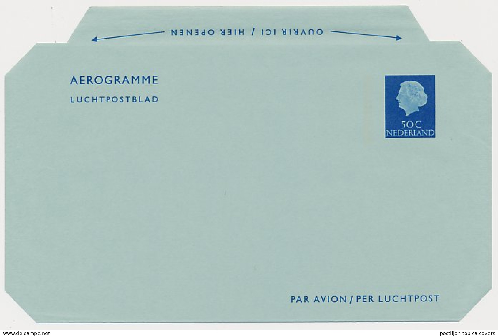 Luchtpostblad G. 23 - Postal Stationery