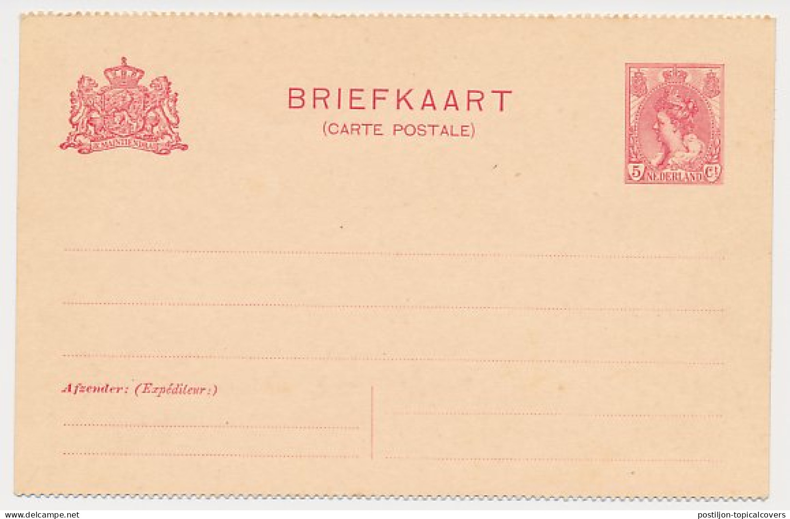 Briefkaart G. 84 B II - Postwaardestukken