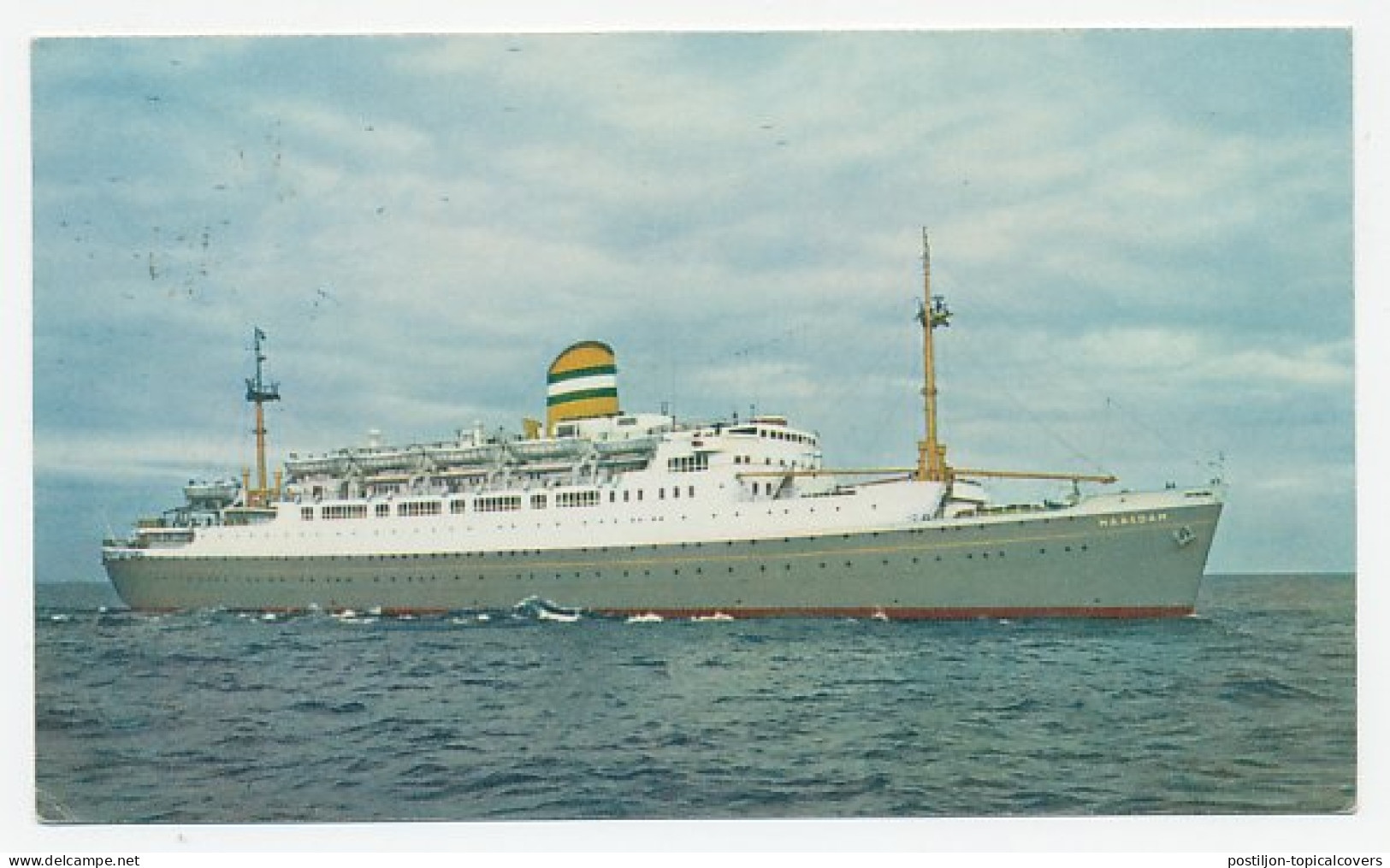 Postagent SS Maasdam 1961 : Naar Rotterdam - Non Classés