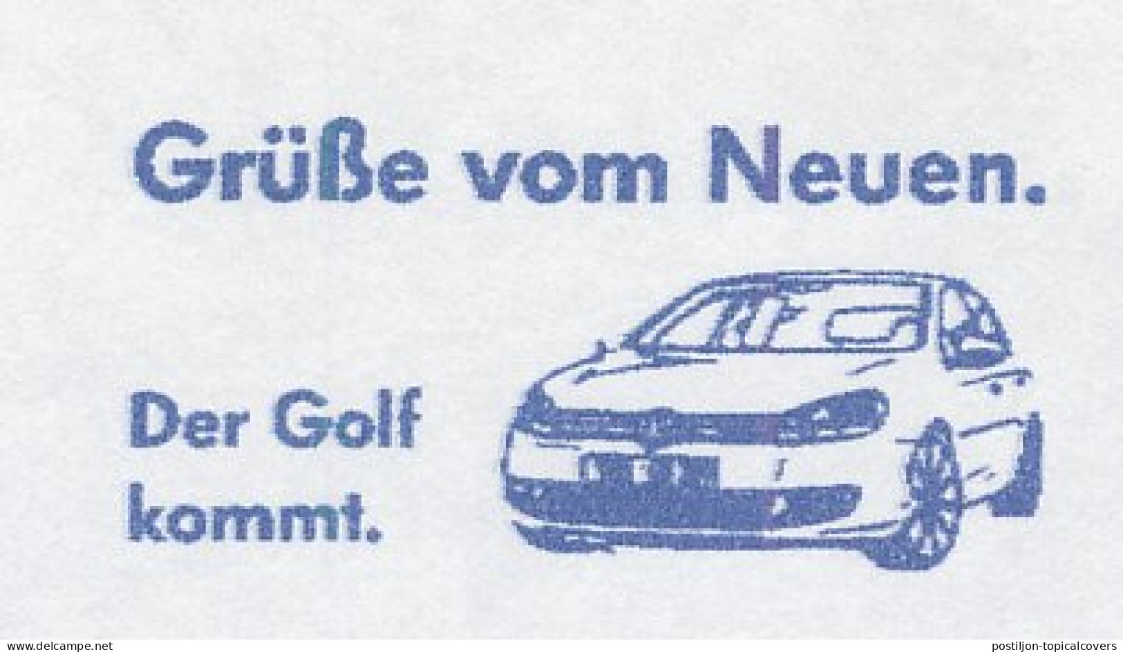 Meter Cut Germany 2009 Car - Volkswagen Golf - VW - Voitures