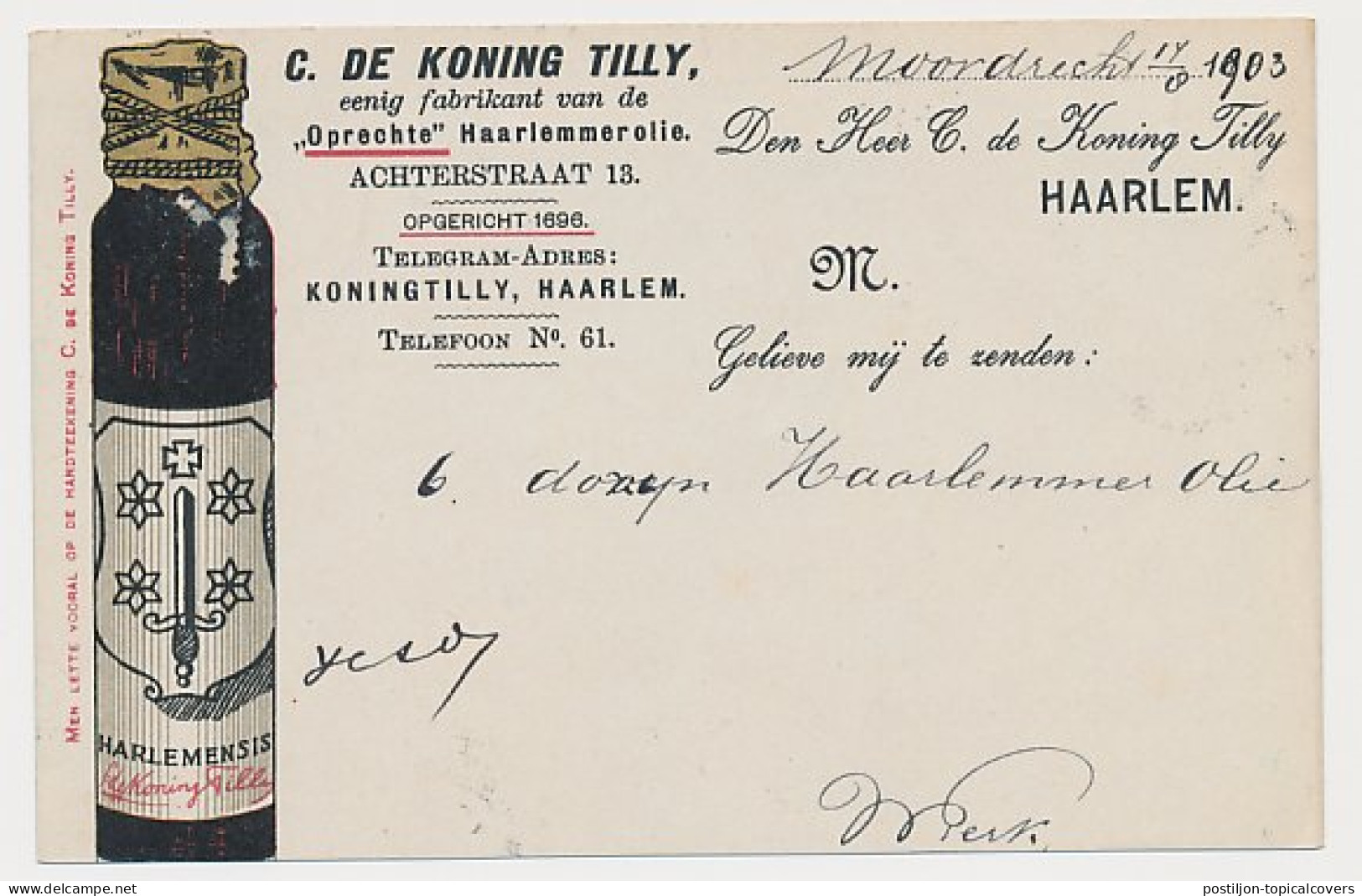 Kleinrondstempel Moordrecht 1903 - Ohne Zuordnung