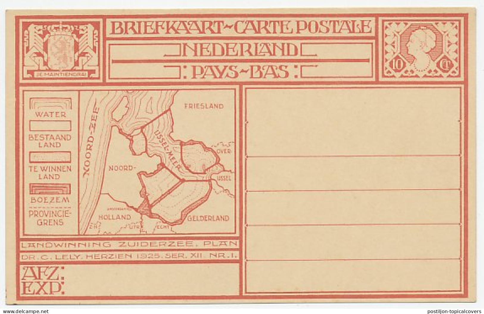 Briefkaart G. 213 B - Postal Stationery