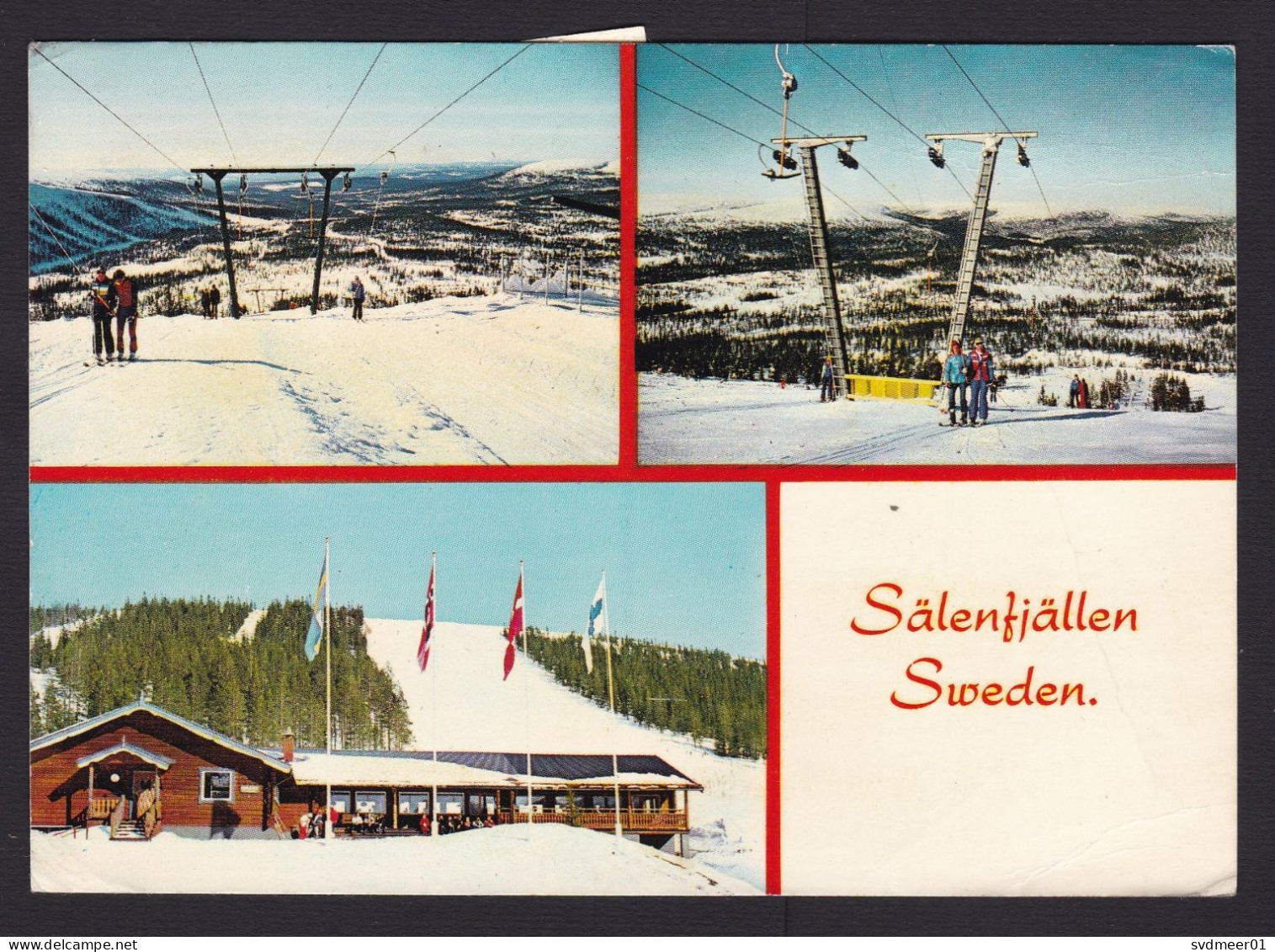 Sweden: Picture Postcard To SWA, 1980, 1 Stamp, King, Returned, Uncommon Retour Label, Omaruru (minor Creases) - Storia Postale