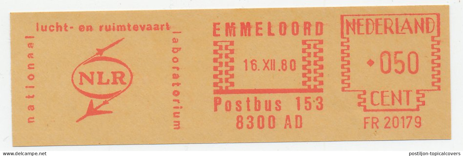 Meter Cut Netherlands 1980 National Aerospace Laboratory  - Sterrenkunde