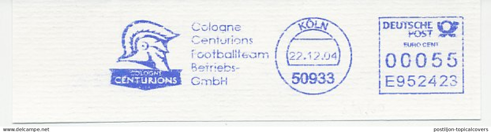 Meter Cut Germany 2004 Cologne Centurions Footbaalteam - Other & Unclassified