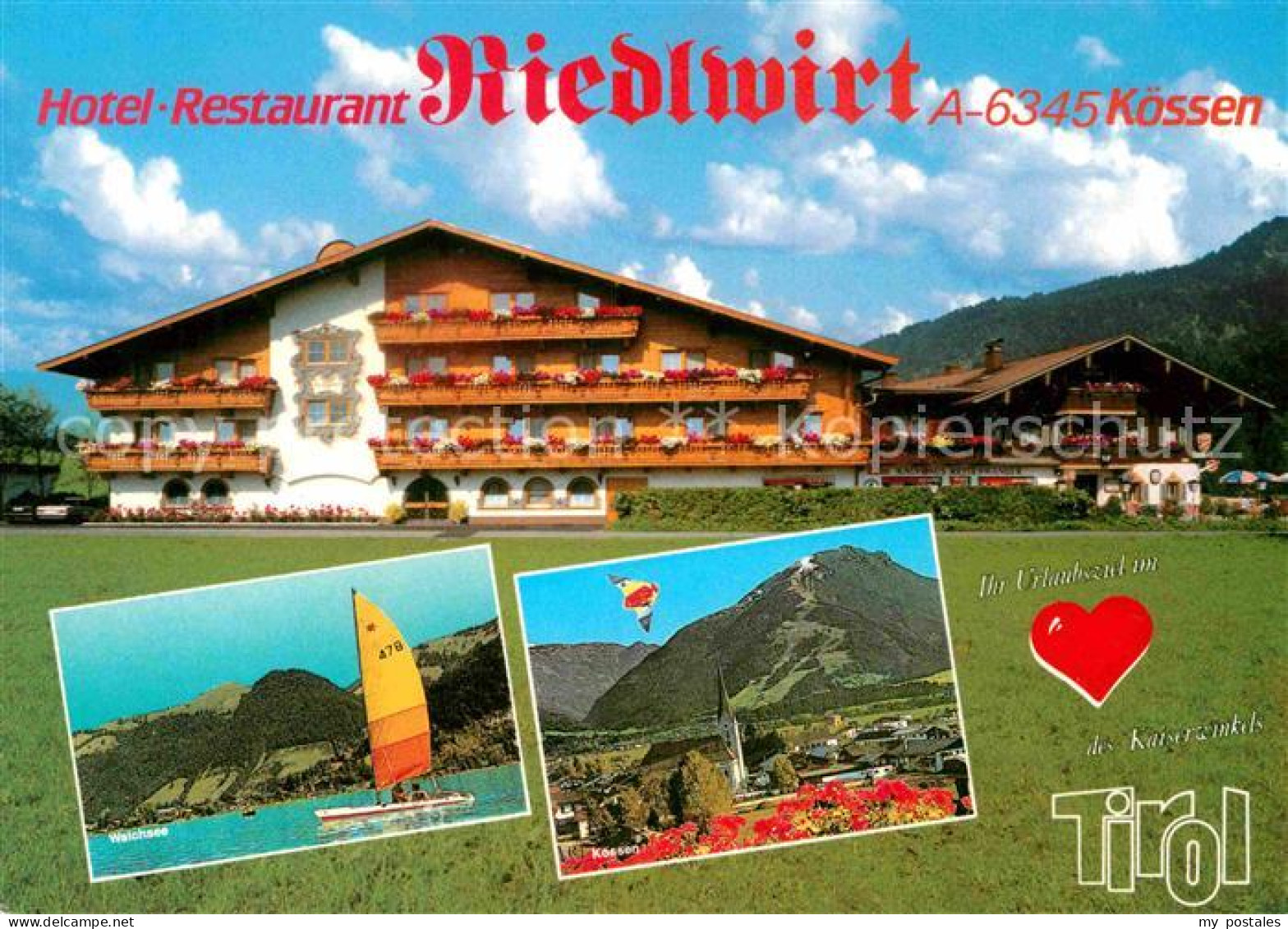 72842370 Koessen Tirol Hotel-Restaurant Riedl Walchsee  Koessen - Andere & Zonder Classificatie