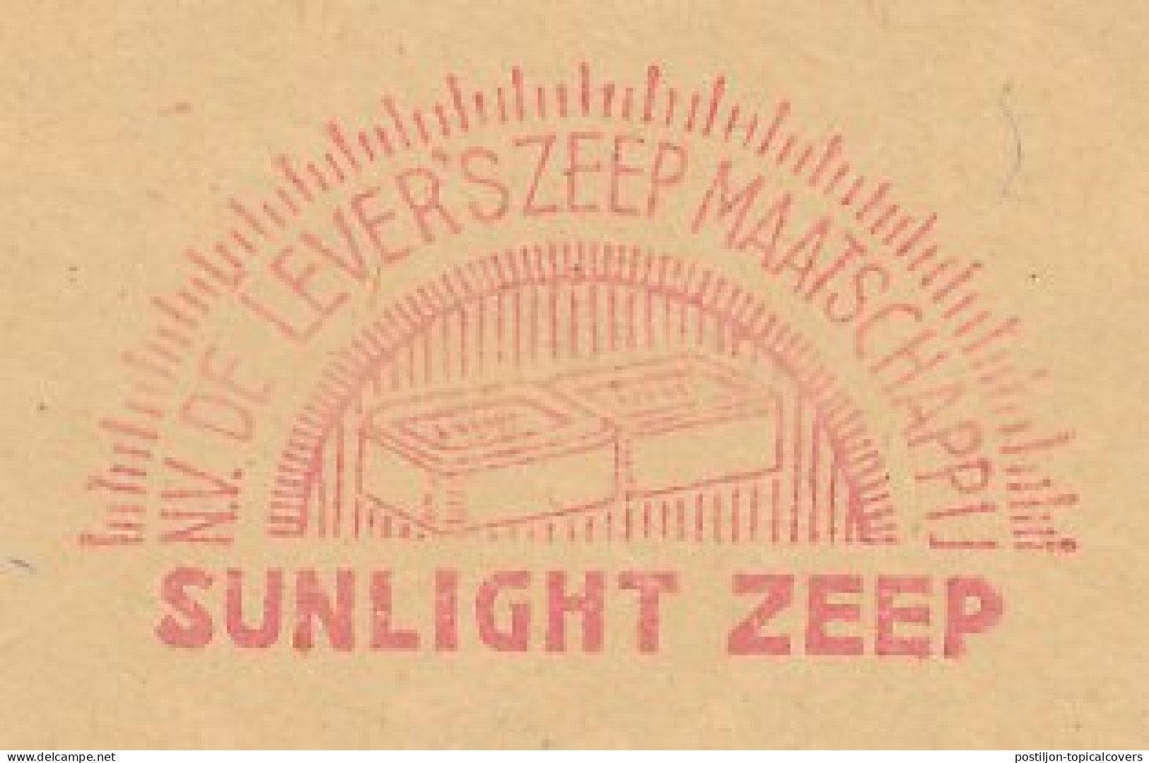 Meter Cover Netherlands 1930 Sunlight Soap - Autres & Non Classés