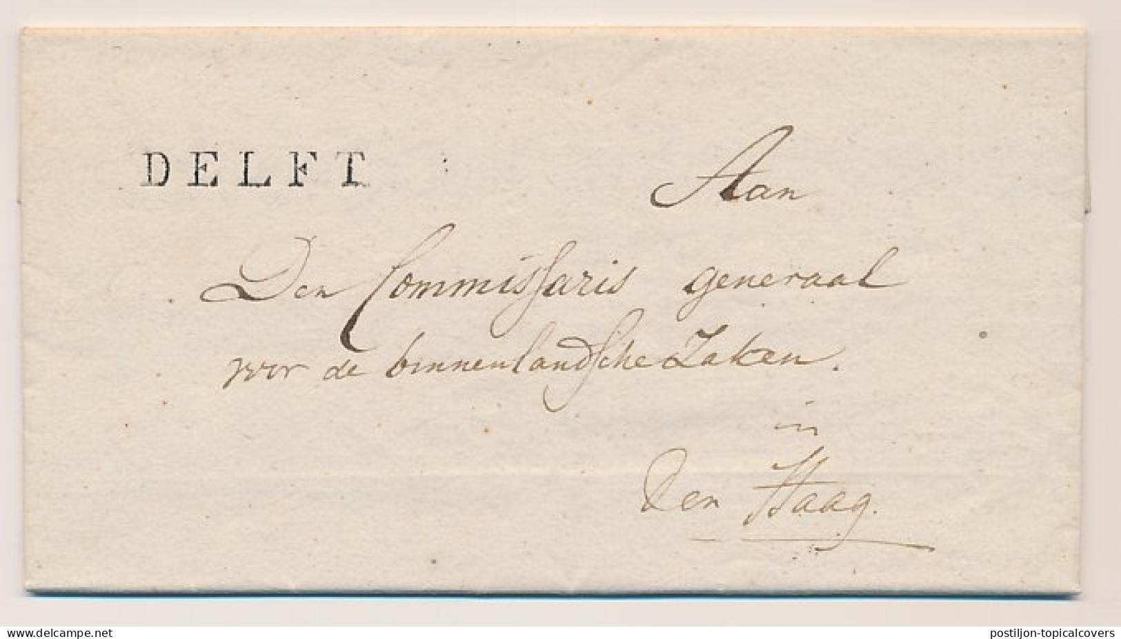 DELFT - S Gravenhage 1813 - ...-1852 Prephilately