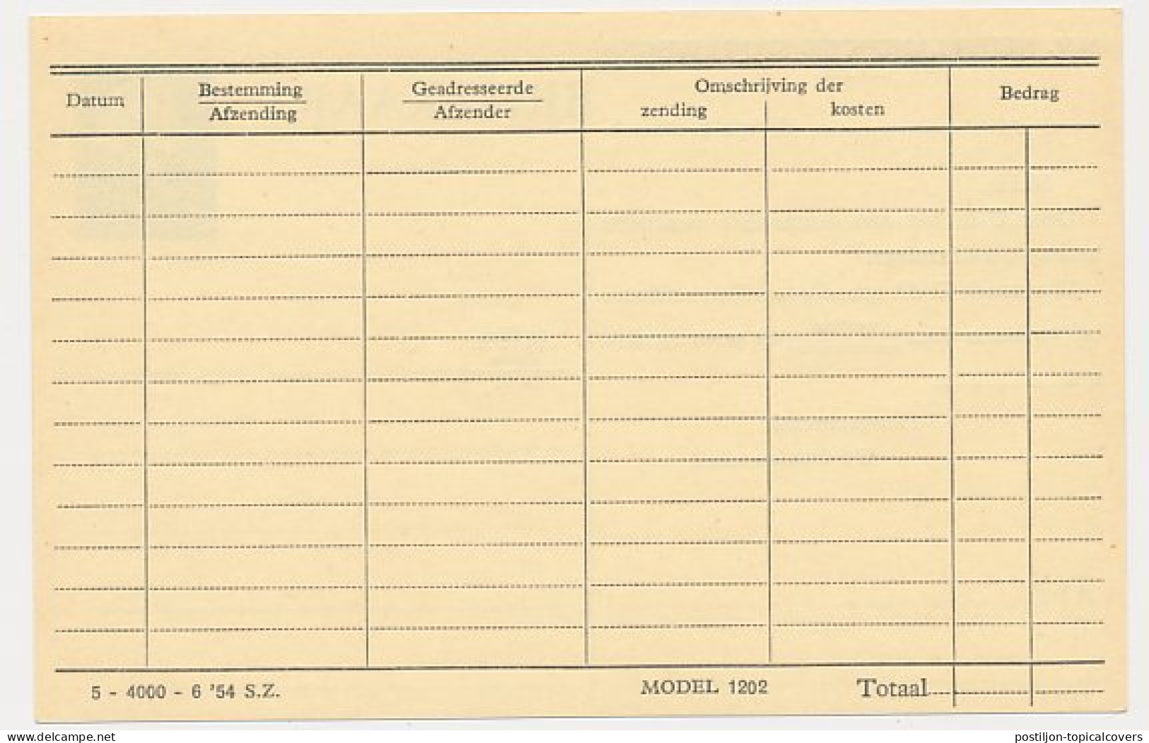 Spoorwegbriefkaart G. NS313 L - Entiers Postaux