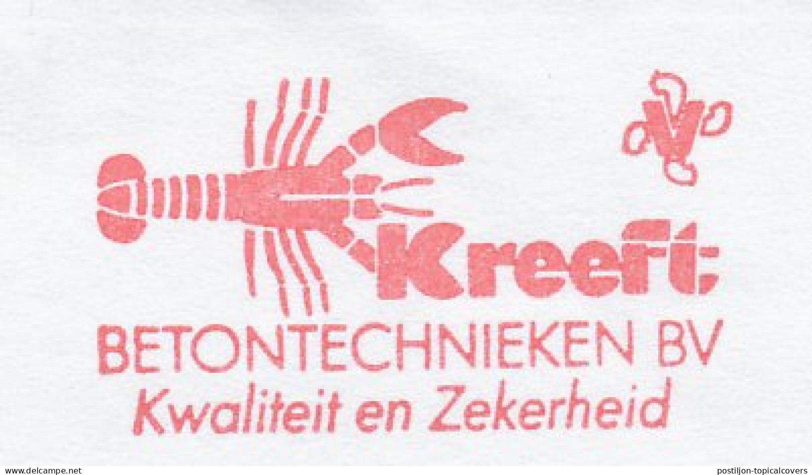 Meter Cut Netherlands 2000 Lobster - Meereswelt