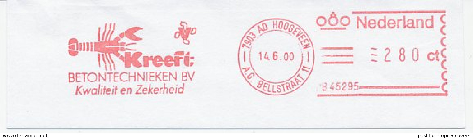 Meter Cut Netherlands 2000 Lobster - Maritiem Leven