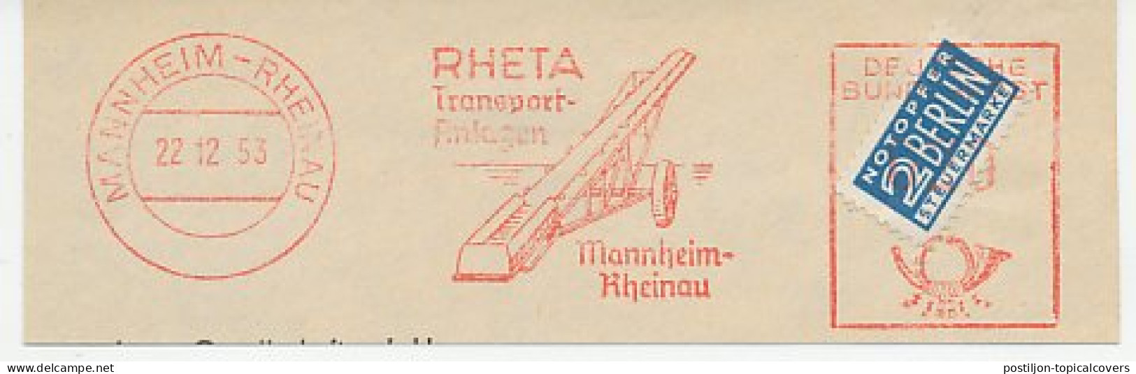 Meter Cut Germany 1953 Conveyor - Andere & Zonder Classificatie