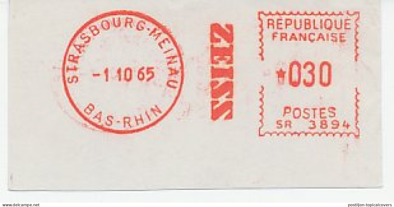 Meter Cut France 1965 Zeiss - Other & Unclassified