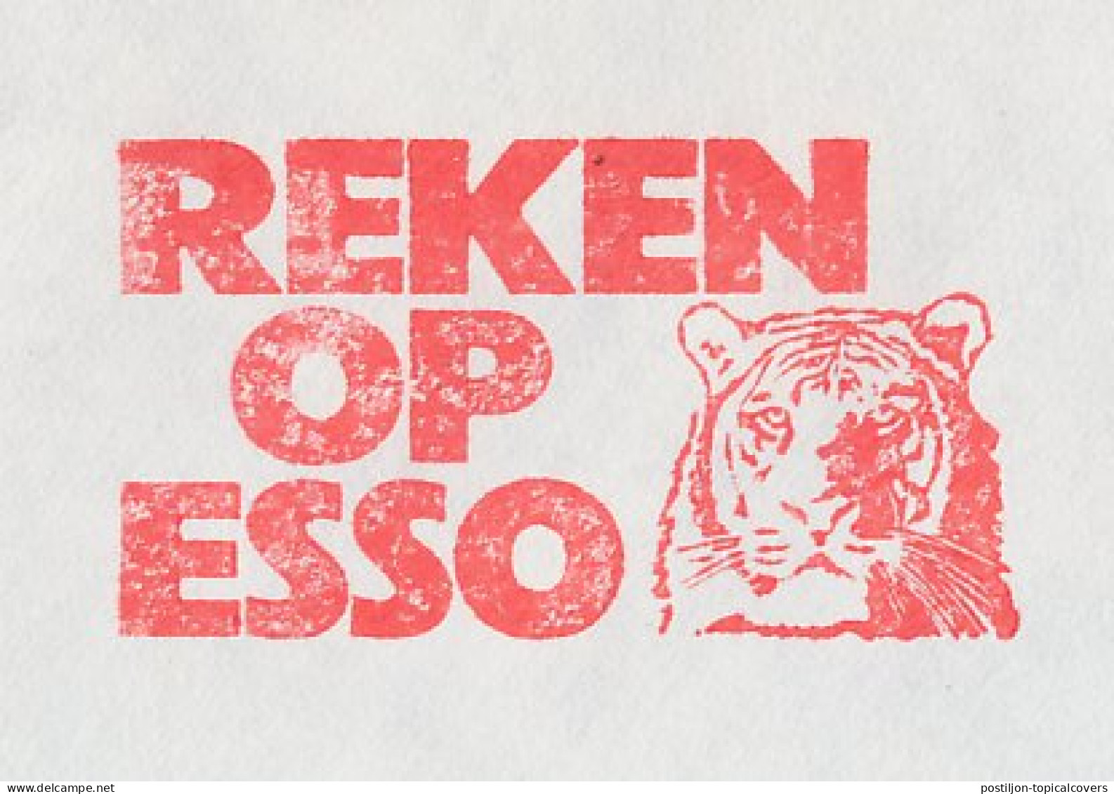 Meter Cover Netherlands 1984 Tiger - Esso - The Hague - Other & Unclassified