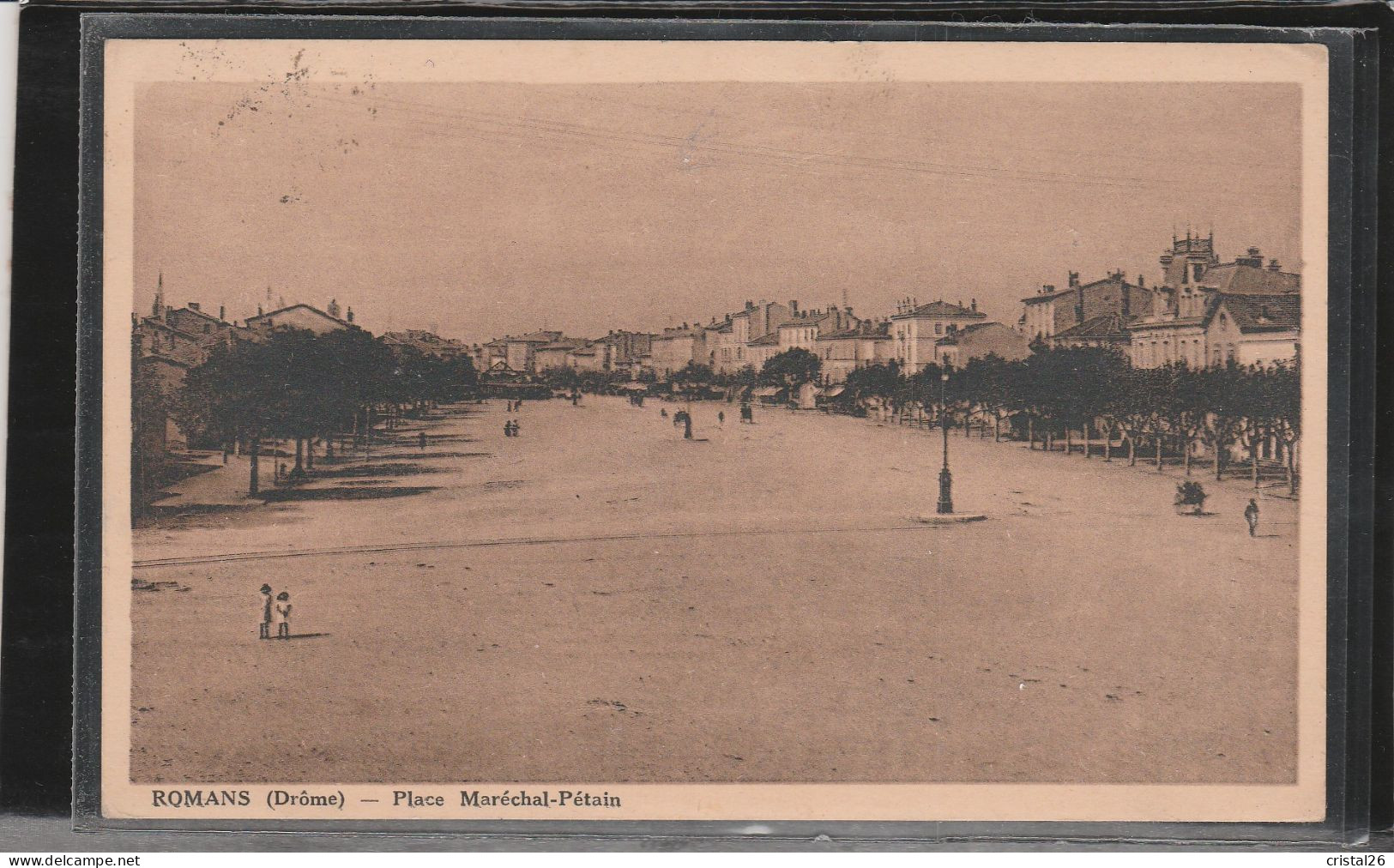 Romans Place Du Marechal Petain (voir La Legende ) - Romans Sur Isere