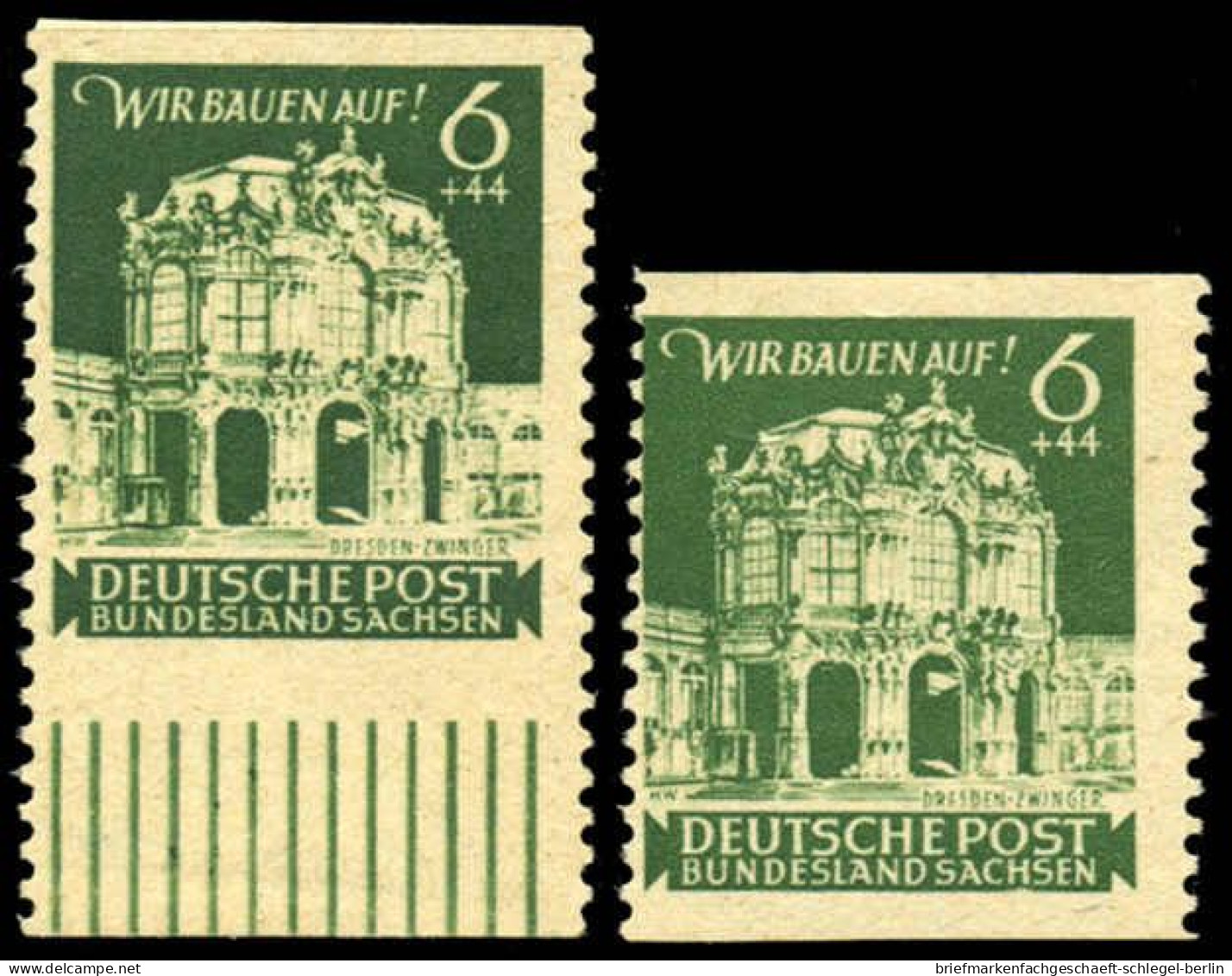 SBZ - Ostsachsen, 1946, 64 A,b Uw, Postfrisch - Other & Unclassified