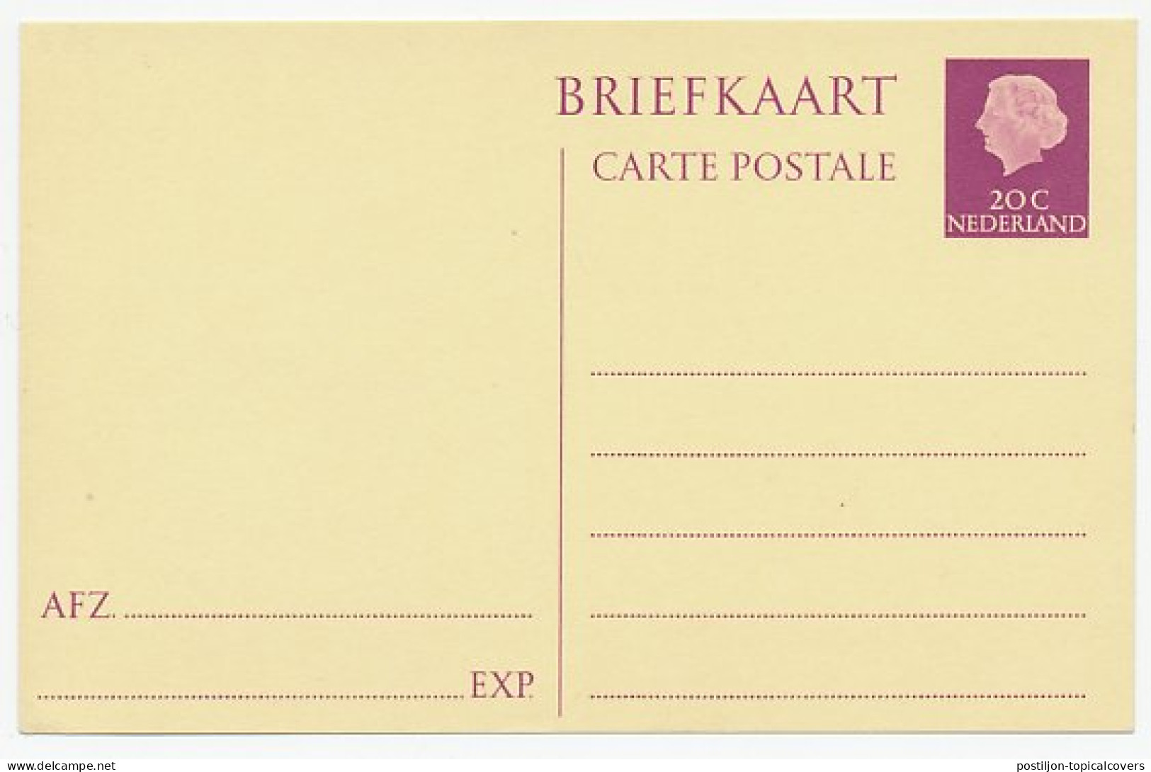 Briefkaart G. 321 - Ganzsachen