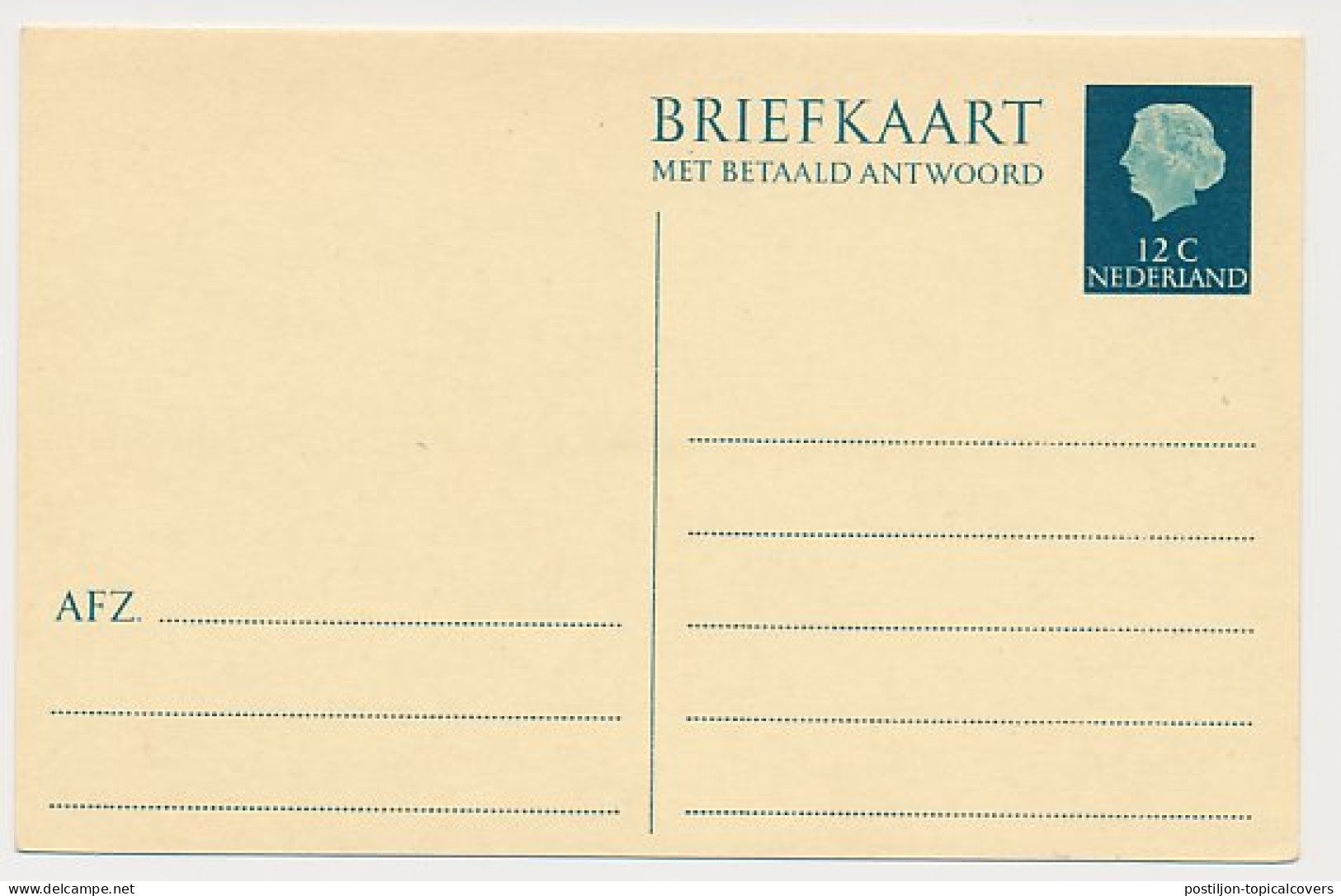 Briefkaart G. 337 - Postwaardestukken