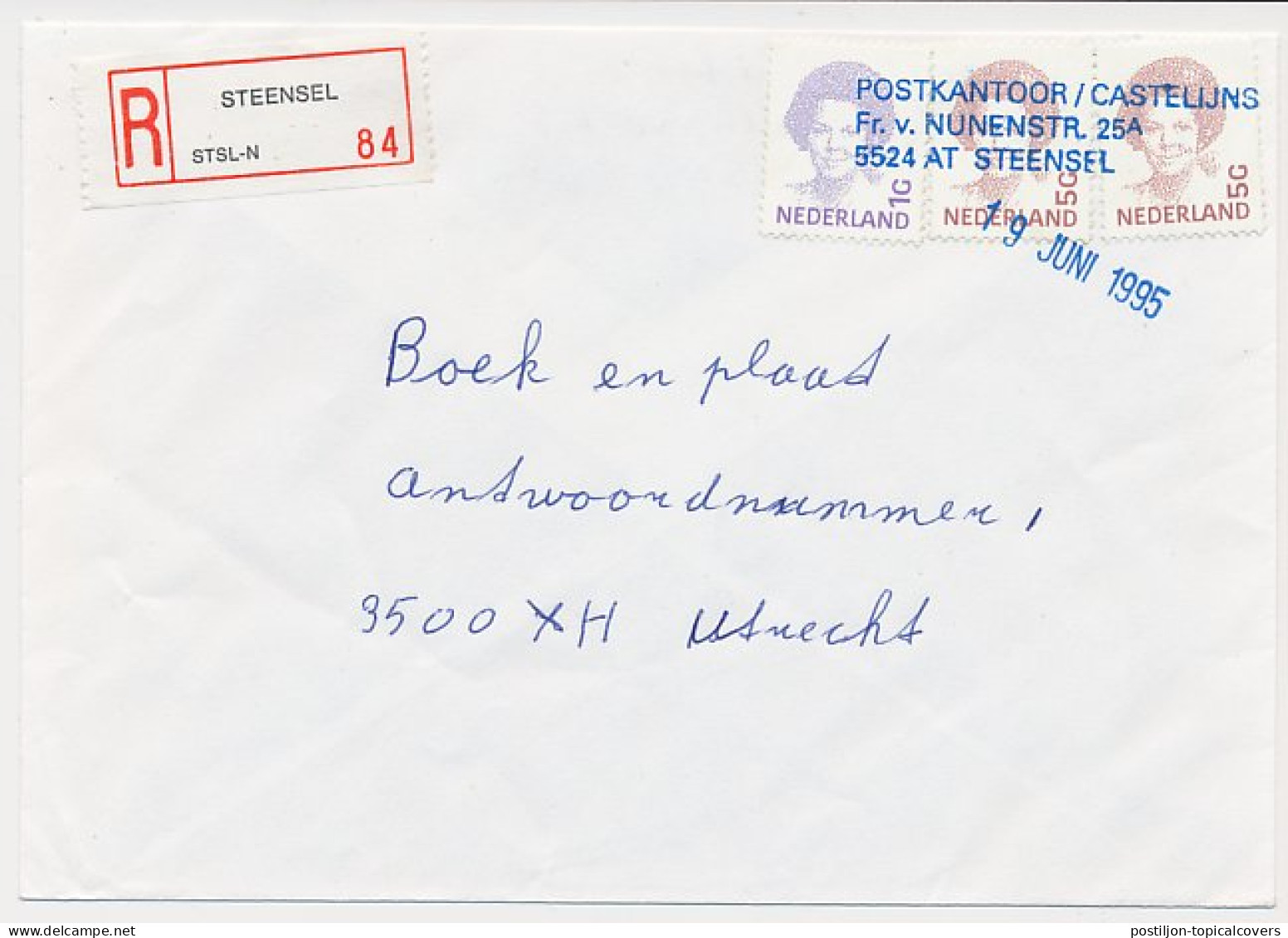 MiPag / Mini Postagentschap Aangetekend Steensel 1995 - Unclassified