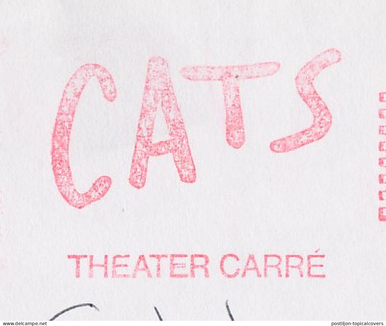 Meter Cover Netherlands 1993 Cats - Musical - Theater Carre Amsterdam - Theatre