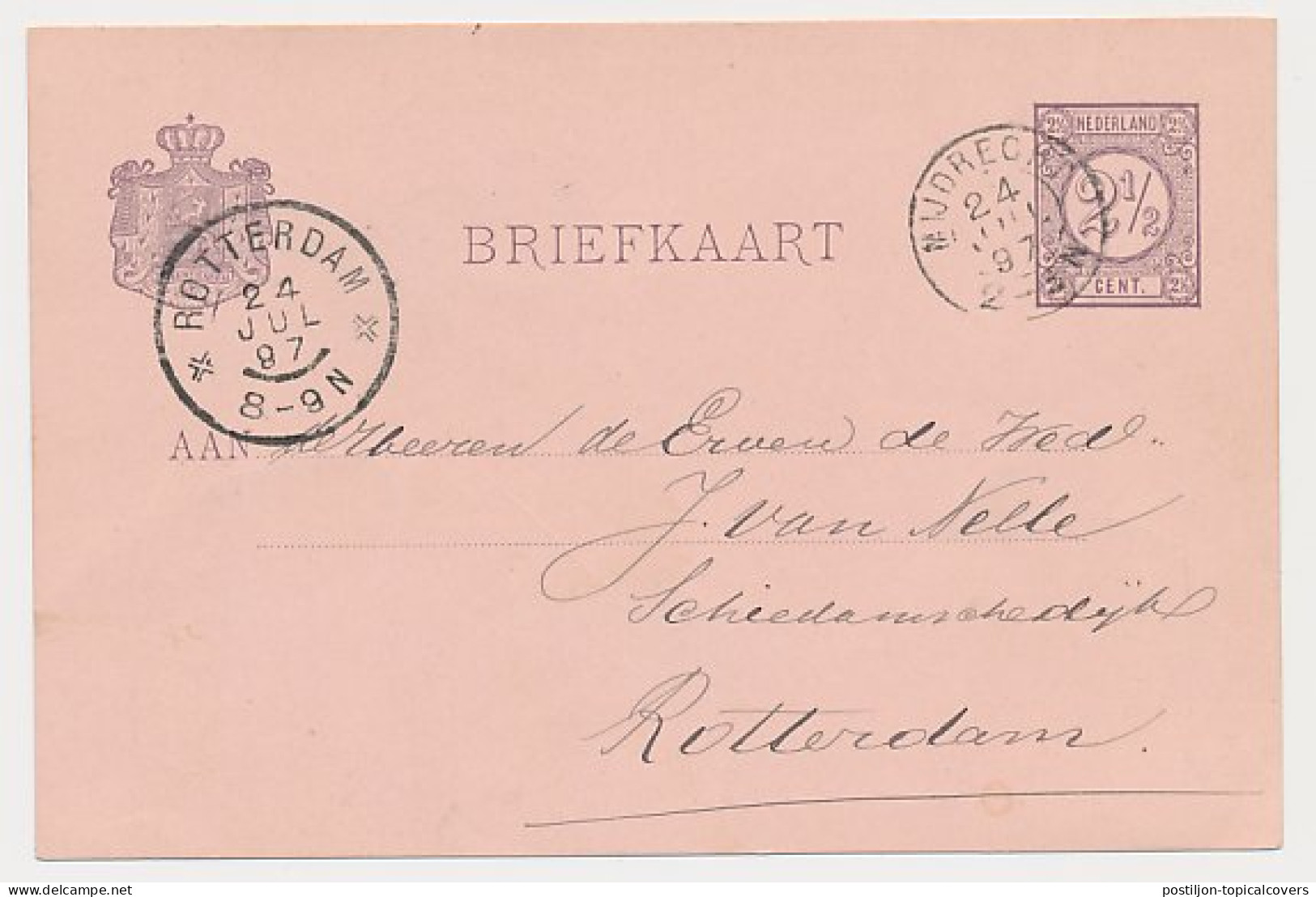 Kleinrondstempel Mijdrecht 1897 - Unclassified