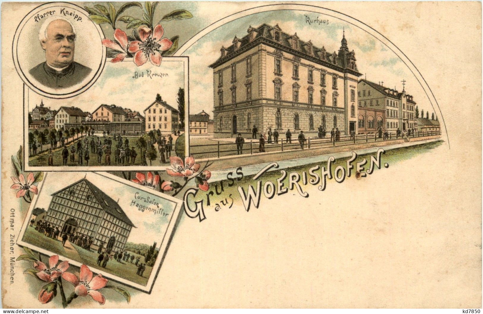 Gruss Aus Wörishofen - Litho - Bad Woerishofen