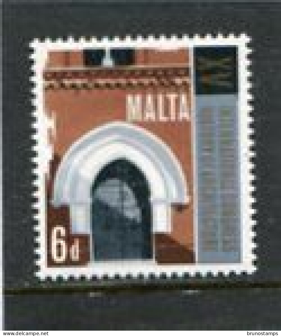 MALTA - 1967  6d  ARCHITECTURE  MINT NH - Malta