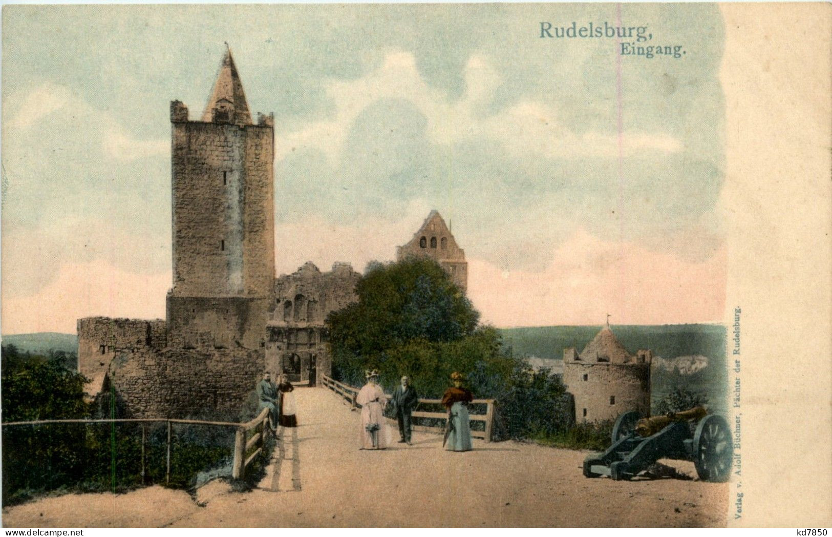 Saaleck/Sachsen-Anhalt - Rudelsburg - Eingang - Other & Unclassified