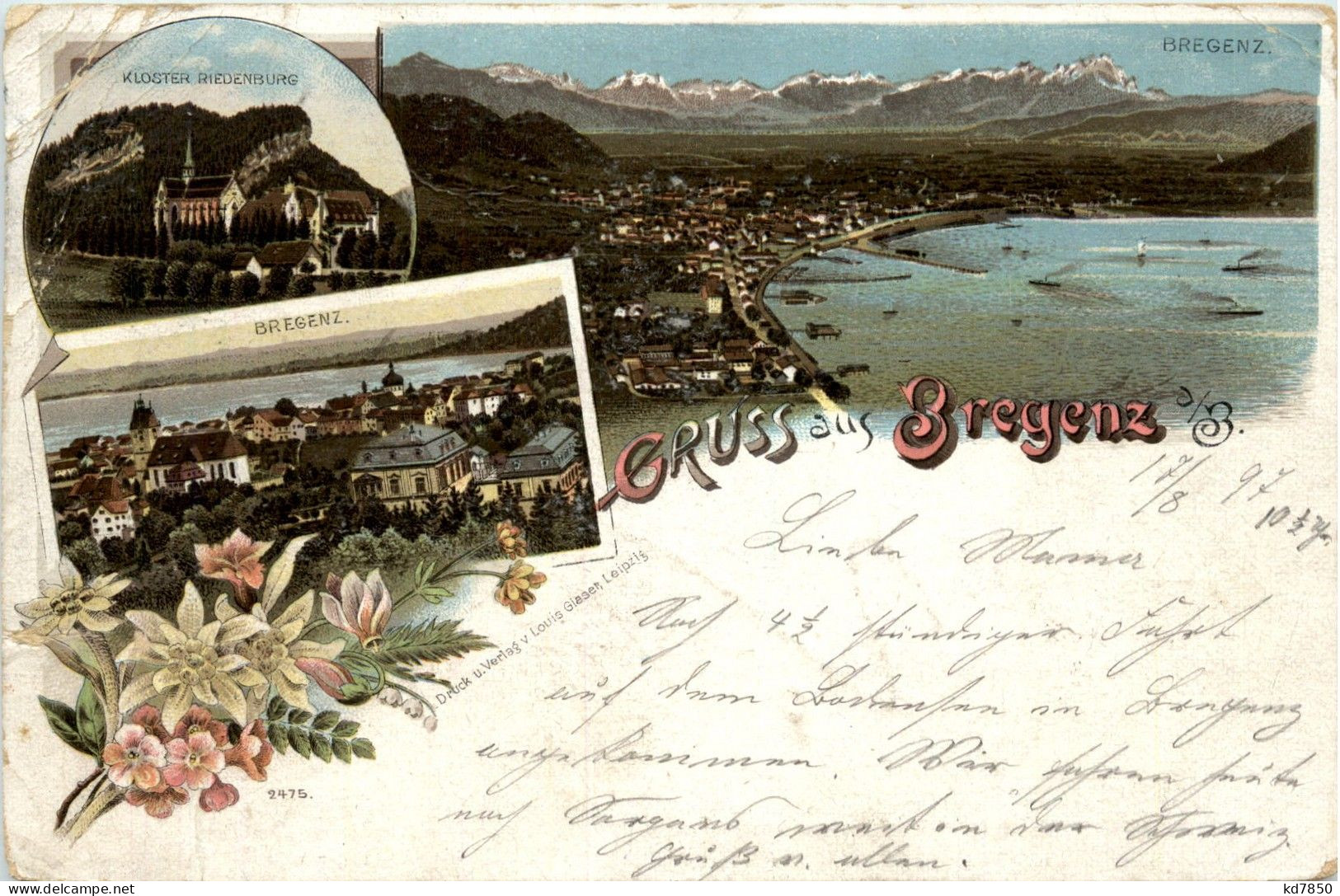 Gruss Aus Bregenz - Litho - Bregenz