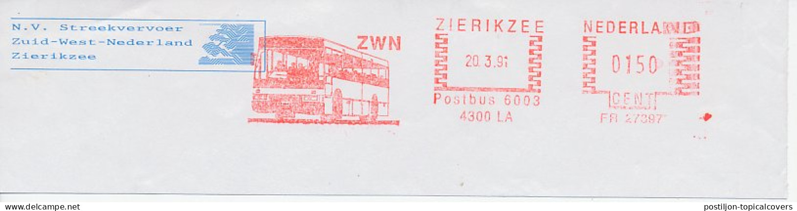 Meter Top Cut Netherlands 1991 Bus - Busses