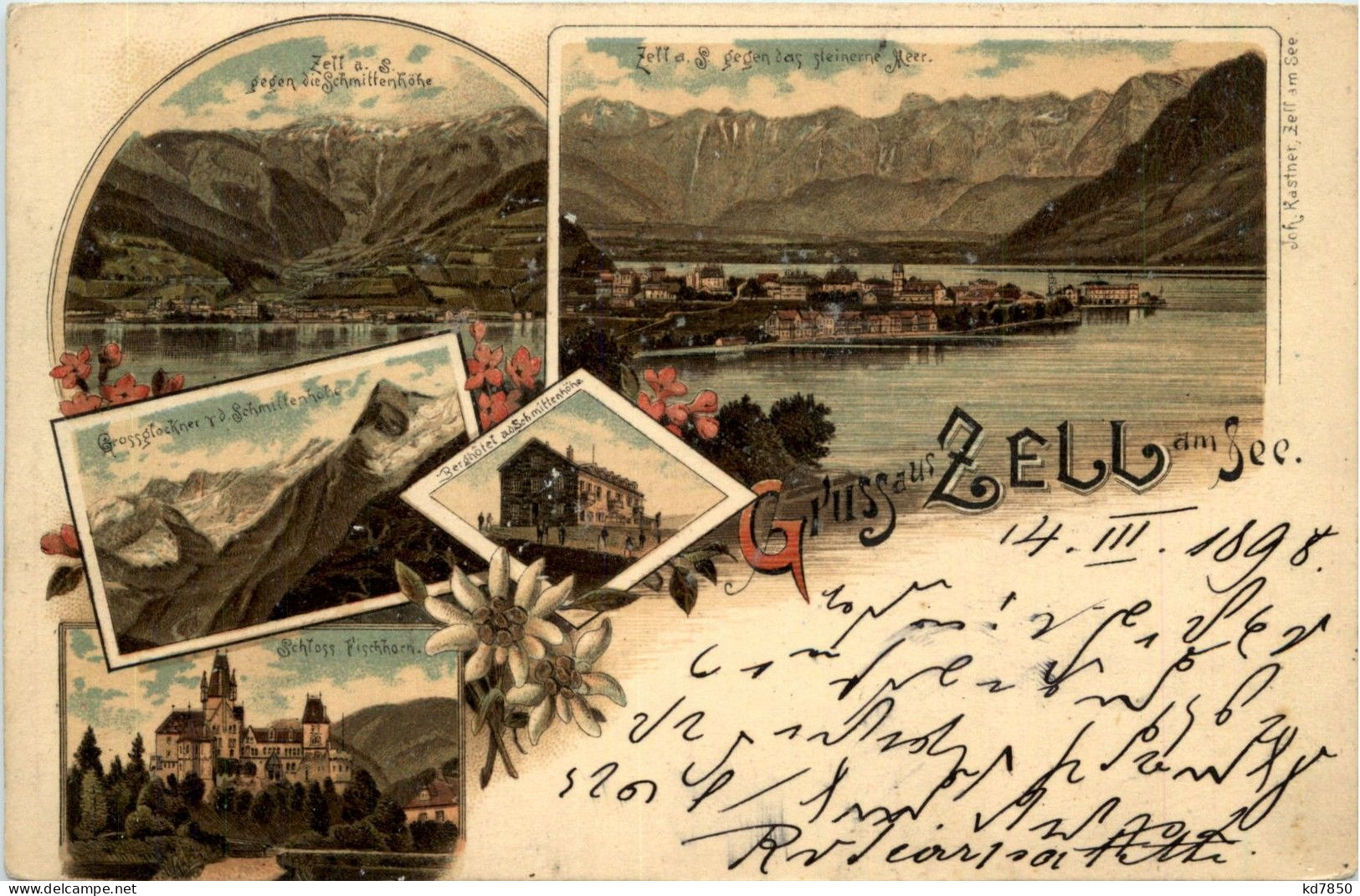 Gruss Aus Zell Am See - Litho - Zell Am See