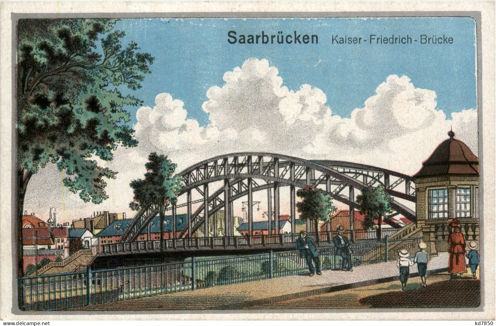 Saarbrücken - Kaiser Friedrich Brücke - Saarbrücken