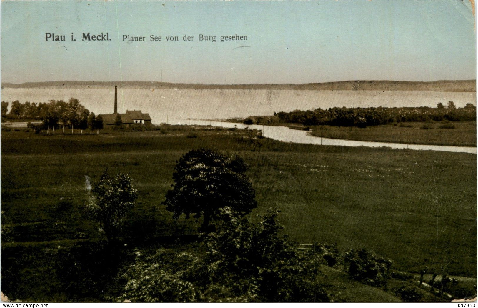 Plau I. Meckl. - Plauer See Von Der Burg Gesehen - Plau