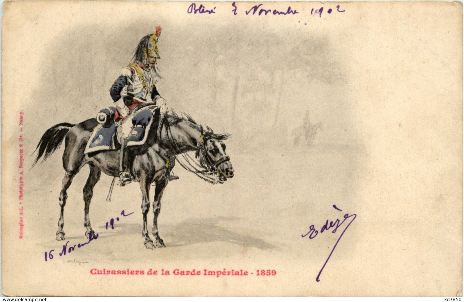 Cuirassiers De La Garde Imperiale 1859 - Reggimenti