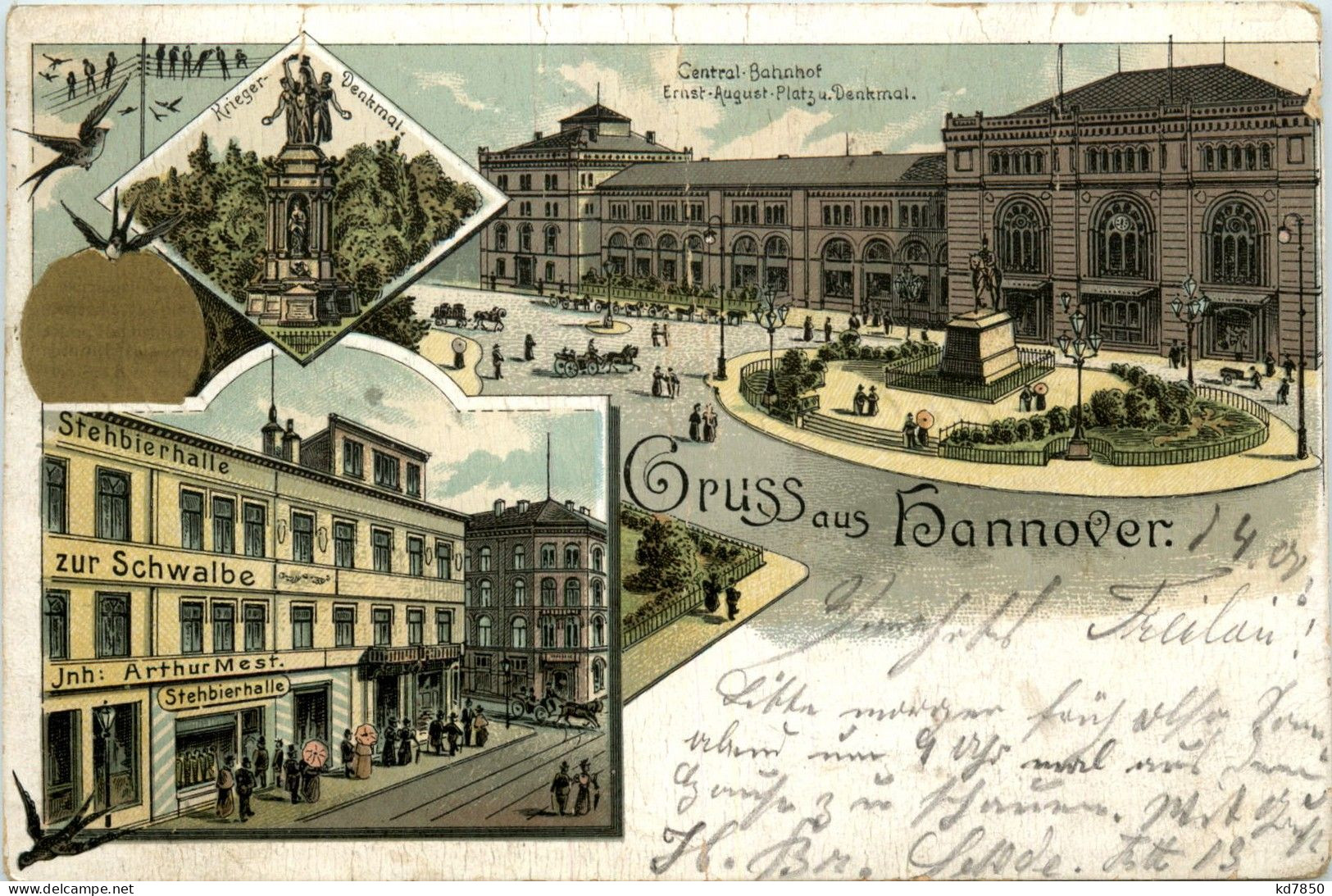 Gruss Aus Hannover - Litho - Hannover