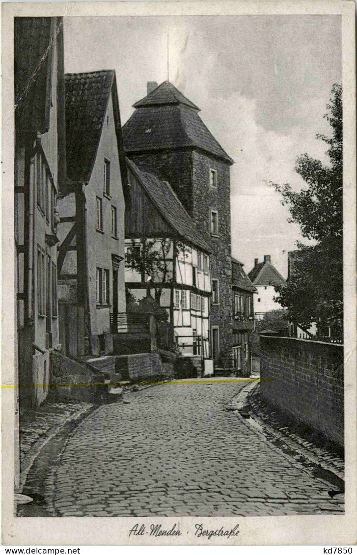 Menden - Bergstrasse - Menden