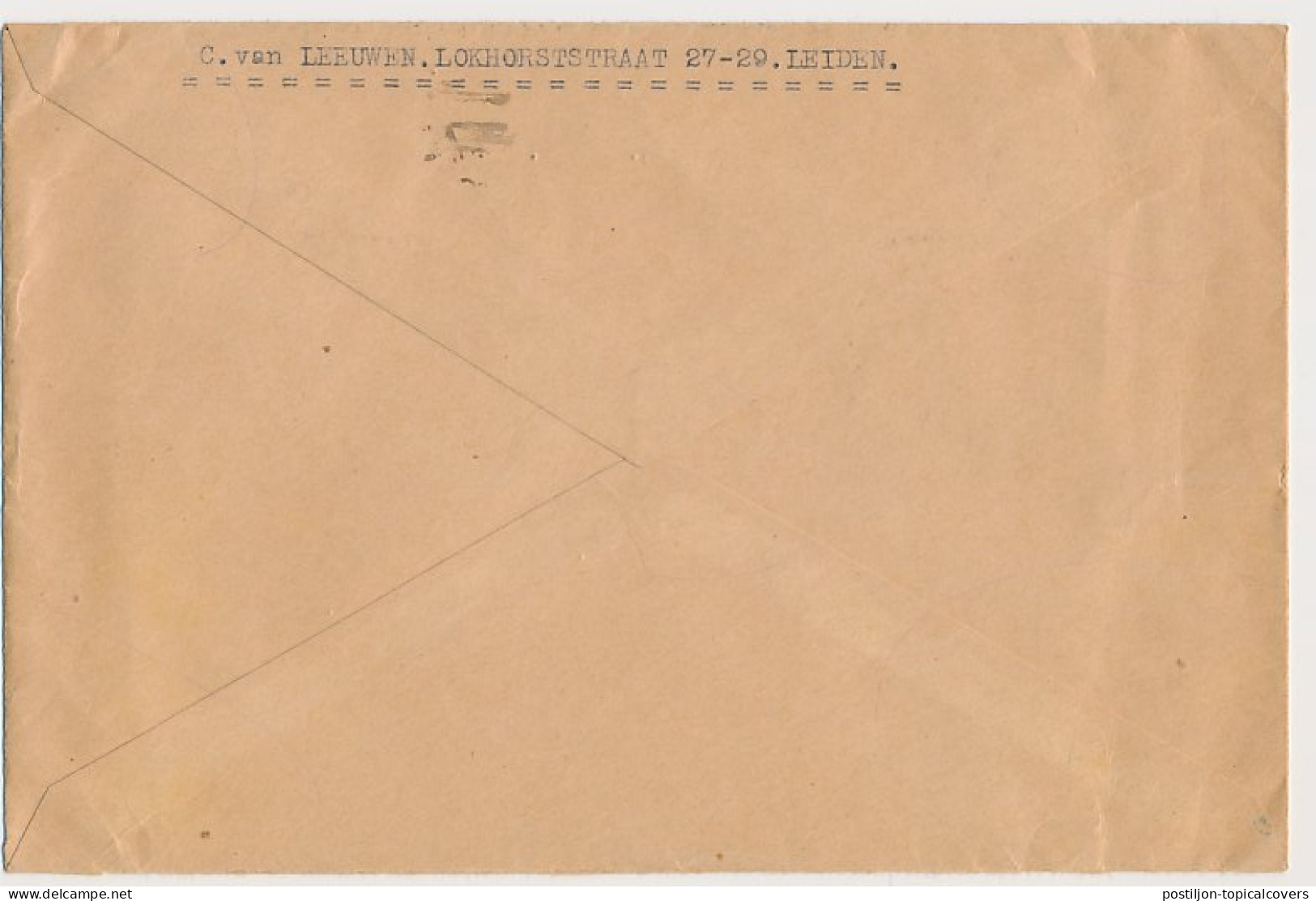 Em. Duif Aangetekend / Remboursement Leiden - Rotterdam 1943 - Non Classificati