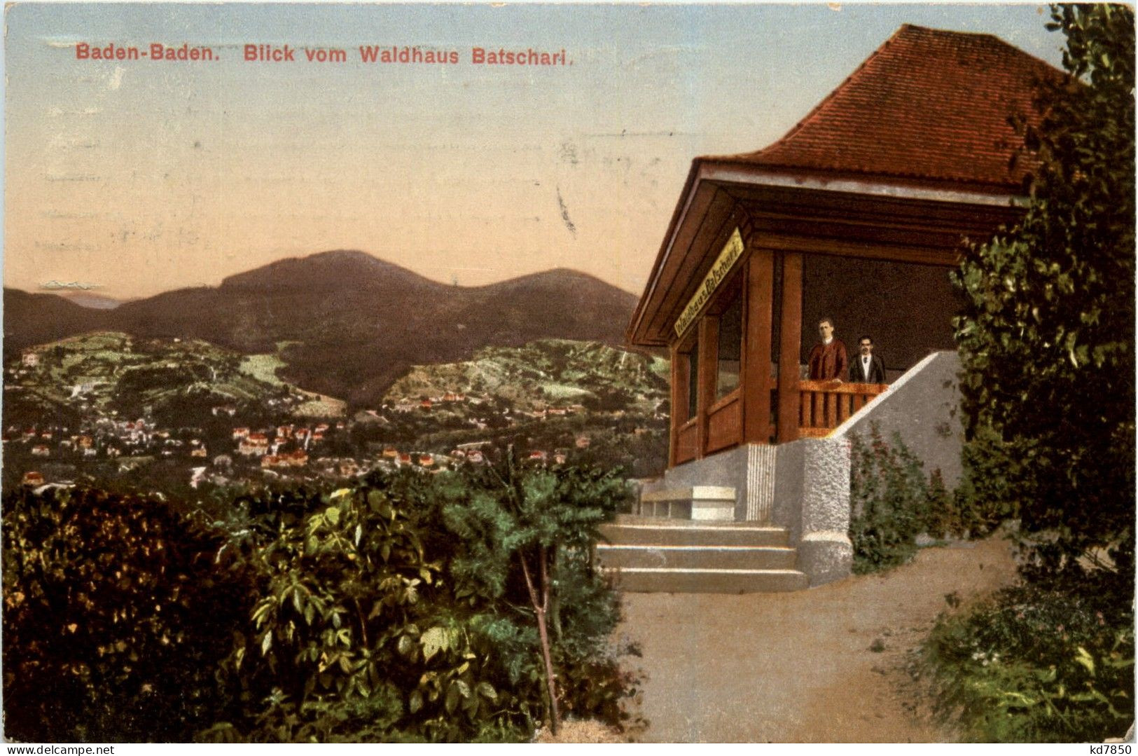 Baden-Baden - Blick Vom Waldhaus Batschari - Baden-Baden