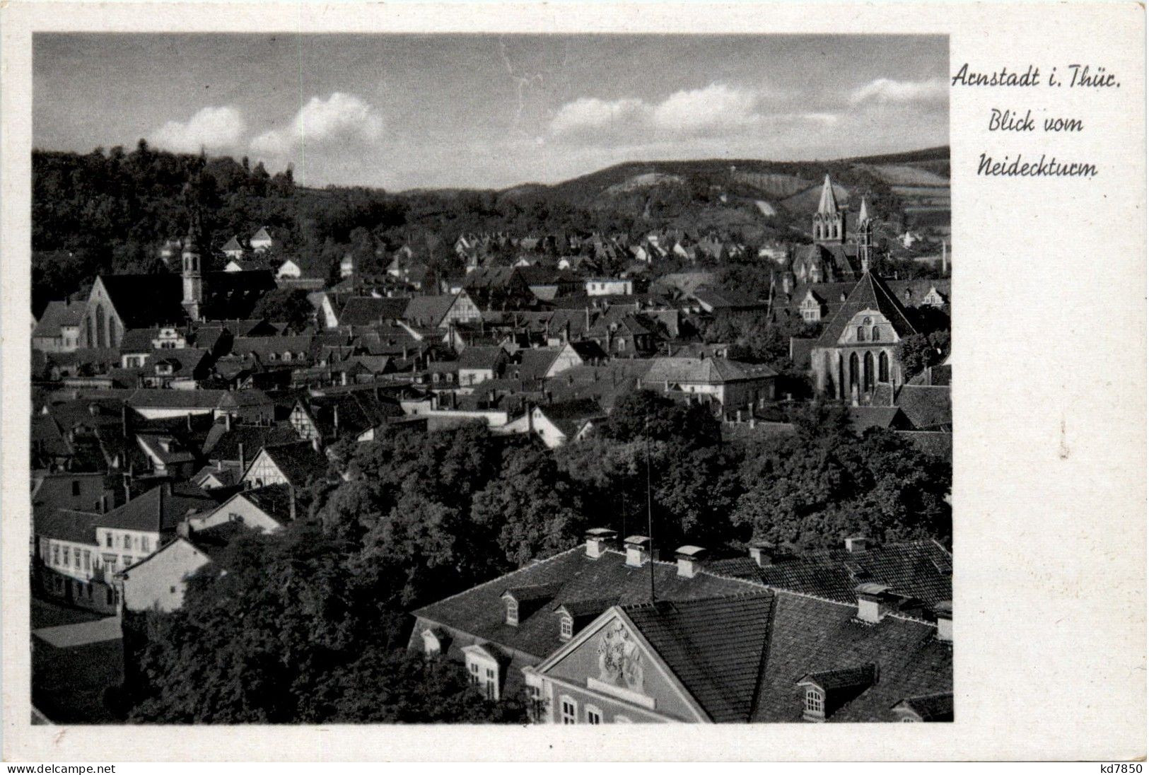 Arnstadt/Thür. - Blick Vom Neideckturm - Arnstadt