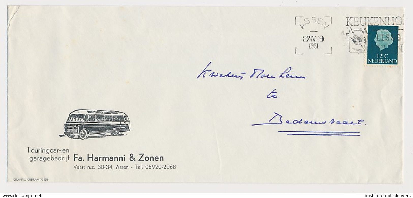 Firma Envelop Assen 1961 - Garage - Touringcarbedrijf - Unclassified
