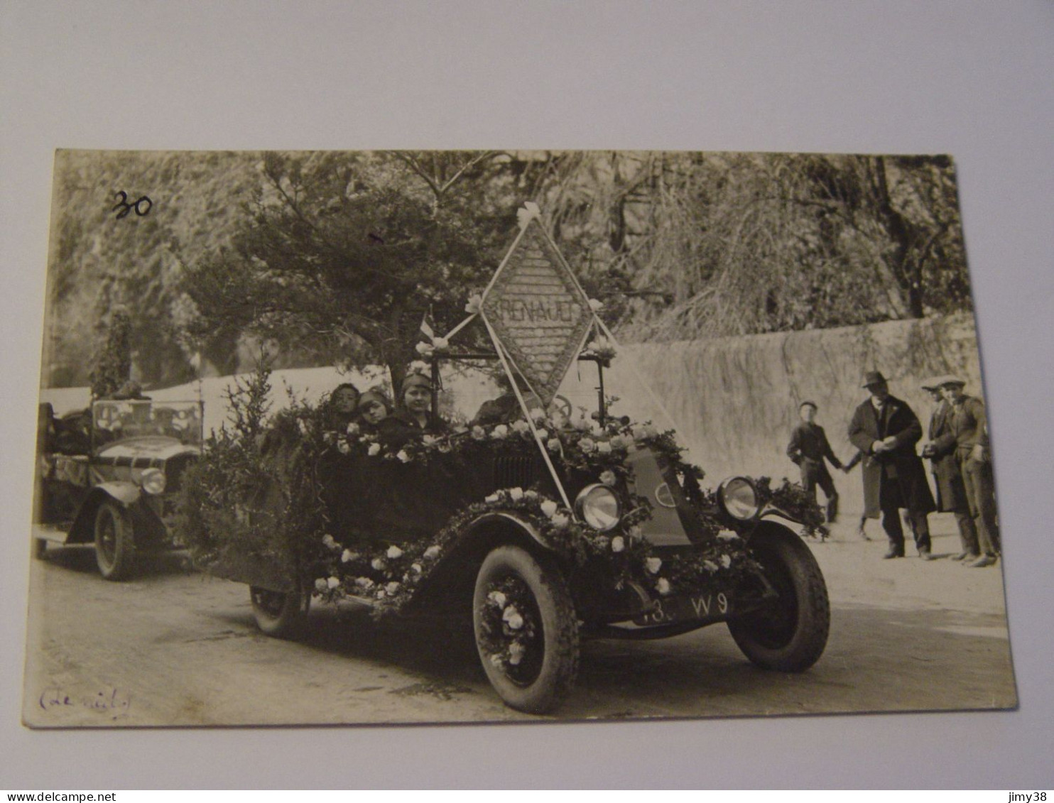 DROME-CARTE PHOTO SOUVENIR DE LORIOL 14 MARS 1926 -PHOTO PAUL BOYER -ANIMEE - Loriol