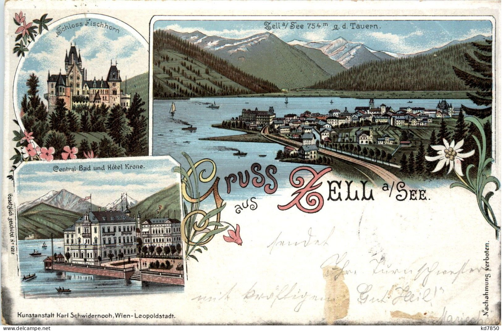 Gruss Aus Zell Am See - Litho - Zell Am See