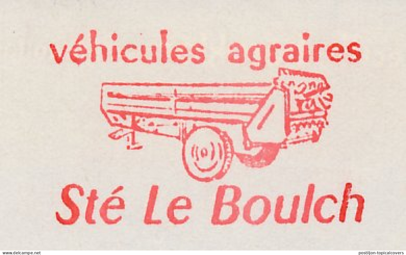 Meter Cut France 1989 Agriculture Vehicle - Landwirtschaft